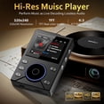thumbnail image 6 of HUISZJ HiFi MP3 Player, DSD Lossless Music Player with 2.4 Inch LCD Screen, USB-C Charging Walkman Audio Player for Travel Commute Office (Gray), 6 of 10