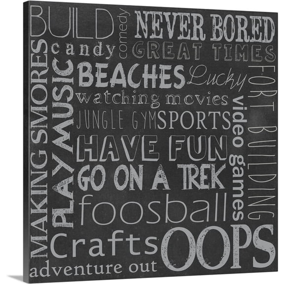 Great BIG Canvas | "Inspired Youth III" Canvas Wall Art - 30x30