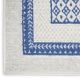 thumbnail image 5 of Nourison Whimsicle Modern Moroccan Ivory Blue 2' x 3' Area Rug, (2' x 3'), 5 of 8