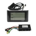 thumbnail image 3 of Kit de controlador de Motor de bicicleta eléctrica 26A 24V DC 36V 48V Panel de pantalla LCD de disipación de calor controlador sin escobillas para bicicleta, 3 of 12