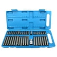 thumbnail image 1 of TFixol 40-Piece Chrome Vanadium Steel Socket Bit Set with Hex, Torx, and 12-Point Bits in Durable Plastic Case for Versatile Tool Applications, 1 of 7