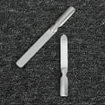 thumbnail image 2 of KAKOWELY 1 Set of 2PCS Anti-rust Nail File Stainless Steel Polishing Nail File Practical Manicure Tool Wear Resistance Nail Shaping File for Home Salon Use Short Style+Long Style Silver, 2 of 4