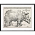 thumbnail image 2 of Art.com The Rhinoceros Art Print by Albrecht DÃ¼rer, Black Frame Wall Art, 29" x 23", 2 of 5