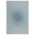 thumbnail image 2 of Safavieh Courtyard Paolo Sunburst Indoor/Outdoor Area Rug, Gray/Navy, 6'7" x 9'6", 2 of 9