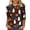 Multicolor AO, variant on Enjoytime Womens Tops Halloween Ghost Printed Crew Neck 3/4 Sleeve Shirts Plus Size Fashion Vintage Funny Casual Party Tees