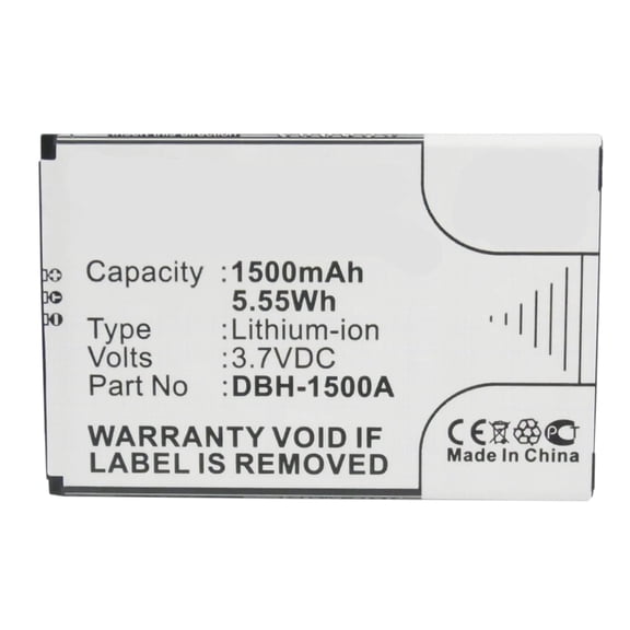 Batteries N Accessories BNA-WB-L8272 Cell Phone Battery - Li-ion, 3.7V, 1500mAh, Ultra High Capacity Battery - Replacement for Doro DBH-1500A Battery