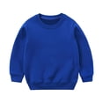 thumbnail image 7 of Aofany Unisex Toddler Boys Girls Fleece Lined Sweatshirt Kids Crewneck Long Sleeve Casual Hoodies Tops, 18Months-13Years, 7 of 7