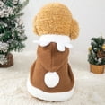 thumbnail image 5 of Pet Christmas Costume Poncho Cape with Hat Santa Claus Cloak for Cats and Small Dogs Christmas Dog Costume Holiday Cat Outfit, 5 of 6