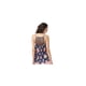 thumbnail image 2 of Aeropostale - Camiseta sin mangas con espalda cruzada y malla floral para mujer, azul, XS, 2 of 2