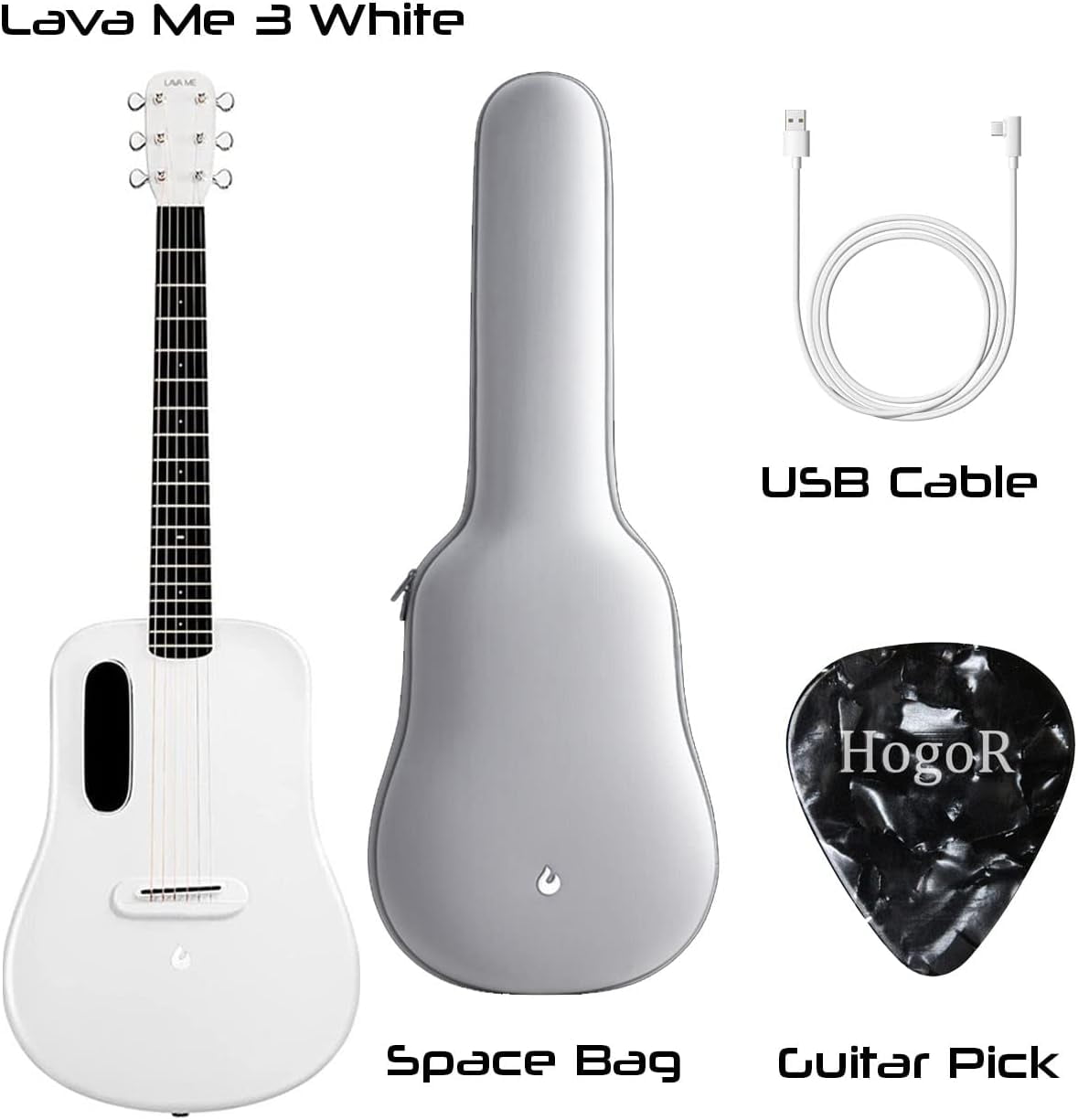 LAVA ME 3 Smart Guitar Carbon Fiber Acoustic 38