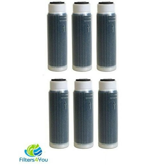 Pack of 6 - Refillable Cartridge w/ RO/DI Color Changing DI Resin | WS-MBDI -10"