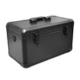 thumbnail image 3 of Caja de herramientas de aleación de aluminio, estuche de transporte, estuche de almacenamiento, ligero, portátil, caja organizadora de herramientas L, 3 of 8