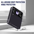 thumbnail image 2 of Decase for Samsung Galaxy Z Flip 4 / Z Flip 3 Rugged Case,Heavy Duty Military Grade Drop Protection Hinge Protection Shockproof Phone Cover,for Samsung Galaxy Z Flip 4 / Z Flip 3 5G,Black, 2 of 6