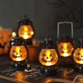 thumbnail image 2 of Vorkoi 4PCS LED Pumpkin Lights with Battery Operated Flameless Pumpkin Tealight Candles for Halloween, Thanksgiving, 2 of 6