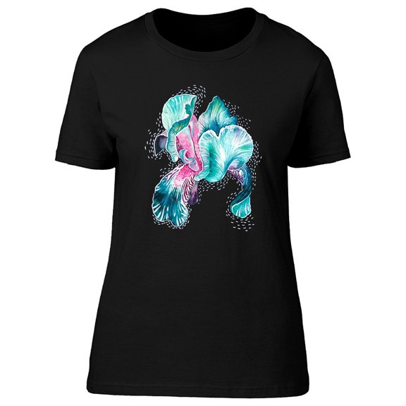 Watercolor Bright Iris Tee Women's -Image by Shutterstock