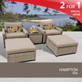 thumbnail image 2 of Hampton 5 Piece Outdoor Wicker Patio Furniture Set 05a, 2 of 7