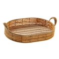 thumbnail image 1 of tredstone Nordic Style Serving Tray Storage Basket Food Organizer Oval Home Decor L, 1 of 9