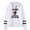 White, variant on Jynxzi Cardiac Johnson Deployed Pullovers Hoodies Cool Hooded Pocketless Sweatshirts
