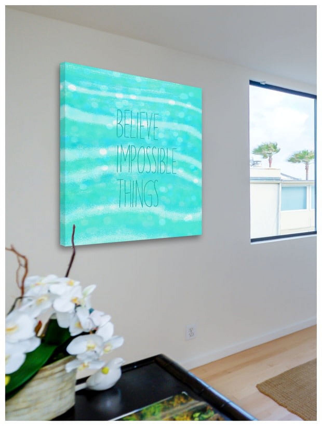 Marmont Hill "Believe Impossible Things" Sylvia Cook Painting Print on Canvas