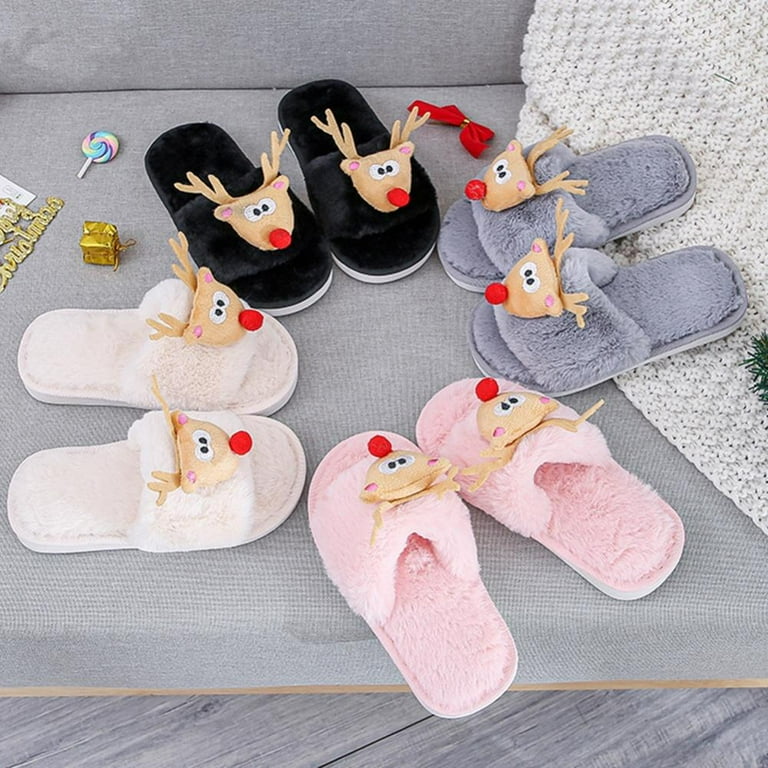 Walmart faux hotsell fur slippers