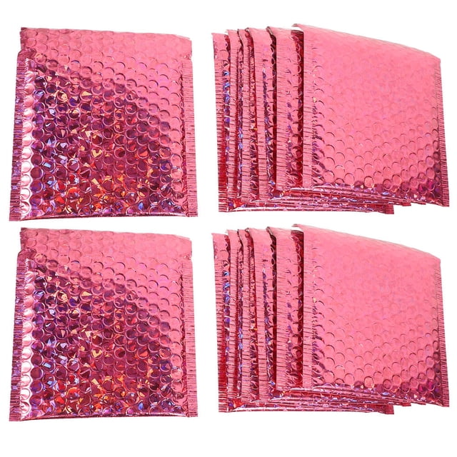 Raindrops 50 Pcs Roses 6x10 Sacs d'Expédition à Bulles avec Adhésif Fort Rembourrés pour Rangement et Emballage