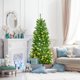 thumbnail image 2 of Árbol de Navidad artificial preiluminado Costway 150 cm PVC abeto 150 luces LED Verde, 2 of 5