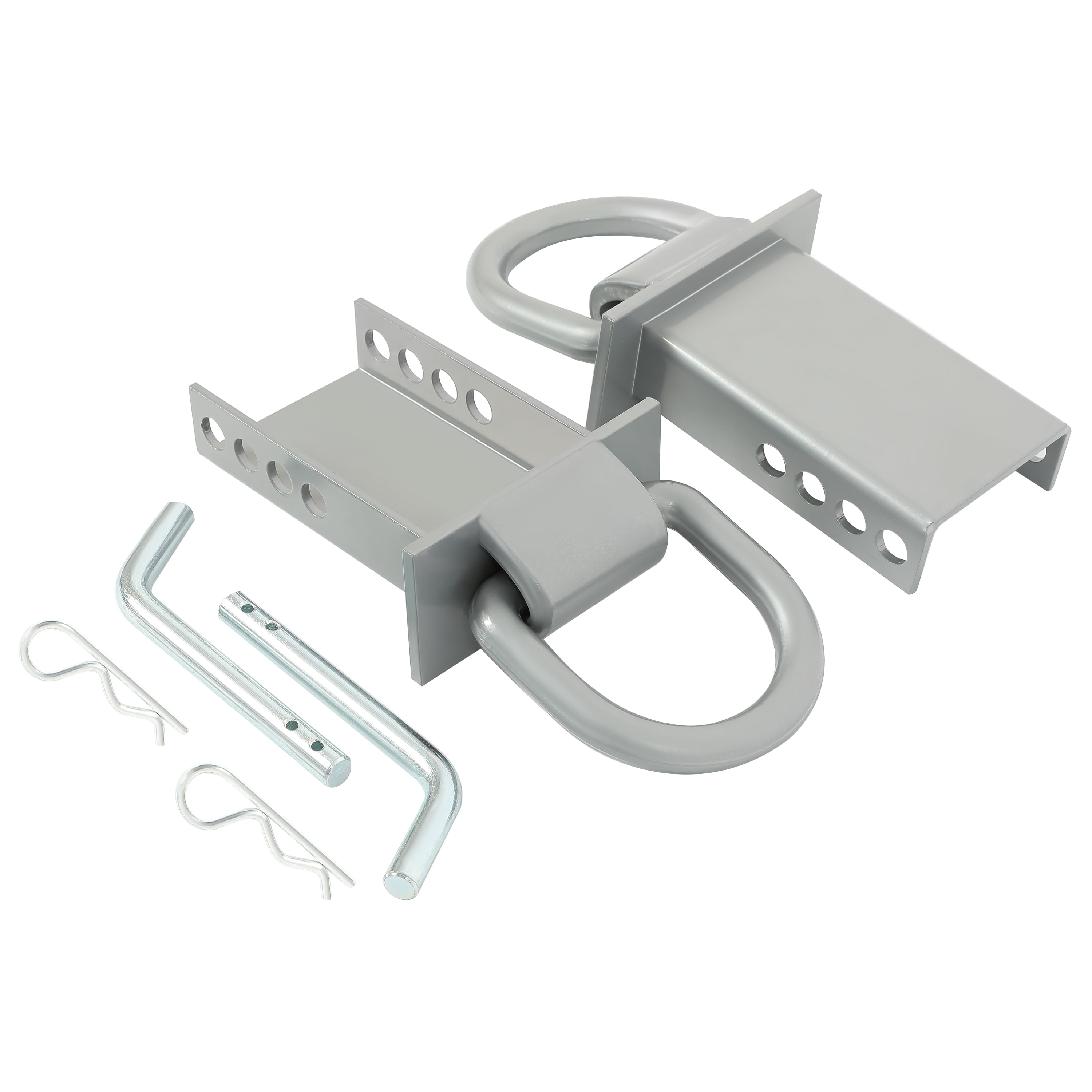 KOJEM 2 Pcs Heavy Duty Trailer Stake Pocket D Ring Zinc Coated 5400 Lbs Load Limit - 2 Pack