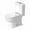 White, variant on Duravit 2188010085 Elongated Chair Height Toilet Bowl Only - Less Seat Fixture, White