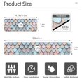 thumbnail image 3 of Yayeee Faucet Mat for Kitchen Sink 14.7" Diatomite Long Splash Guard Pad, Blue Shimmering Pattern, 3 of 7