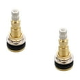 thumbnail image 3 of Hemoton 2pcs Copper Valve Stem Replacement Air Liquid Tubeless  Valve Stem Tubeless Tire Valve Stem for Engineering and Agricultural Vehicles, 3 of 8