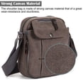 thumbnail image 6 of Deago Messenger Bag for Men and Women Vintage Canvas Purse Crossbody Shoulder Bag Casual Sling Pack (Gray), 6 of 9
