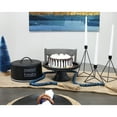 thumbnail image 4 of AuldHome Design Black Geometric Candlestick Holders (Set of 3); Metal Triangle Candle Holder Stands, 4 of 6