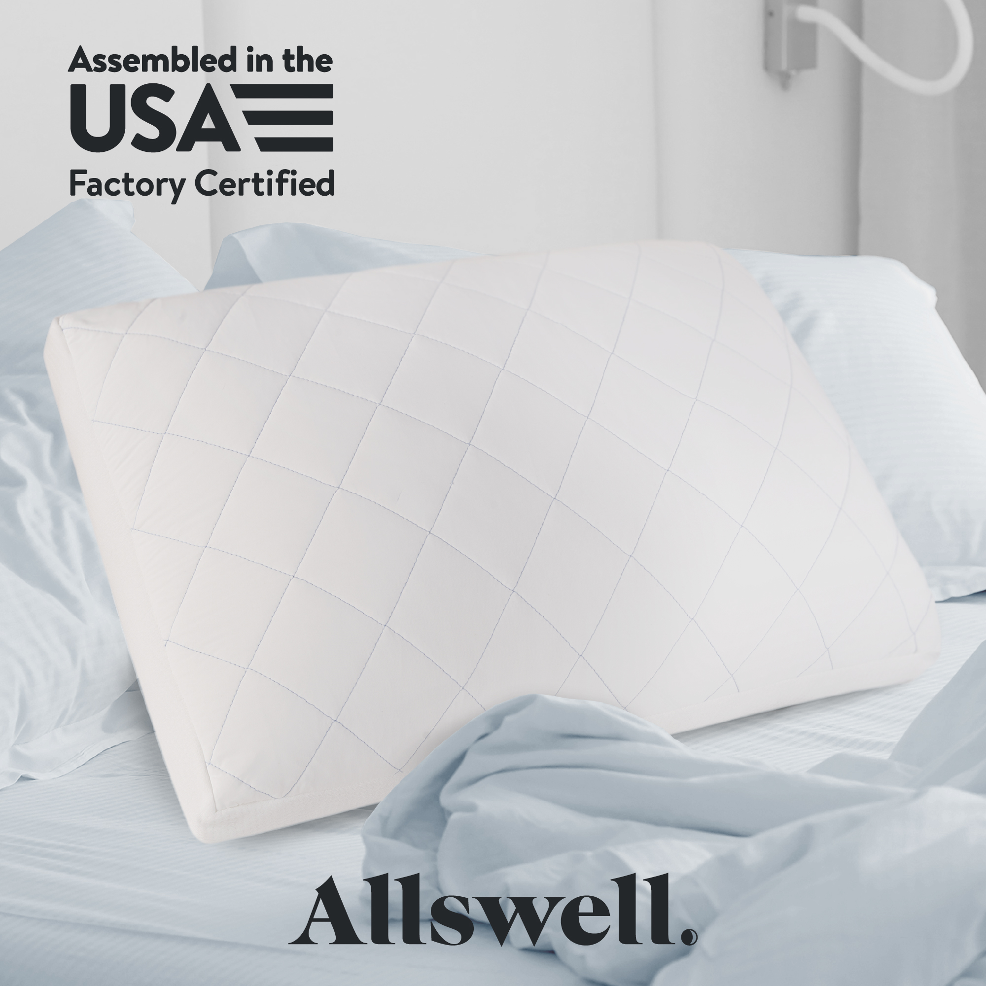 Allswell Cool Lux Bed Pillow, 2 Pack Standard/Queen photo 6
