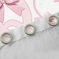 thumbnail image 4 of Feelyou Initial Q Letter Curtains Pack of 2 (42x84 Each), Bow-tie Curtains Blackout, 4 of 6