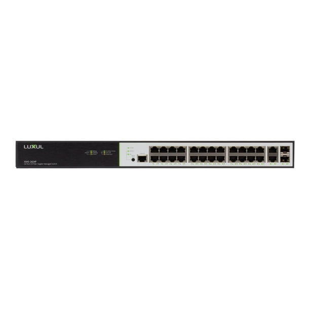 Luxul XMS2624P Switch L3 managed 24 x 10/100/1000 (PoE+) + 2 x