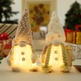 thumbnail image 2 of 1 ~ 5 uds LED brillante Gnomo lentejuelas muñeco sin rostro regalo decoraciones navideñas 2024 luz nocturna hogar adorno de árbol de Navidad Año Nuevo（2pc A4-Grey Red as picture, 2 of 5