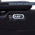 thumbnail image 4 of Sillón Reclinable Eléctrico Easy Living  Kian Negro de Vinipiel con Reposacabezas Ajustable, LED y Portavasos, 4 of 7