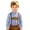 AB144 Blue, variant on Tisuna Boys Long Sleeve Shirts Kids Stand Collar Button Down Plaid Tops Comfortable Festival Casual Wear Shirts For Toddler And Tweens 4-13 Years