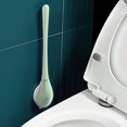 thumbnail image 4 of Escobilla de baño montada en la pared con soporte Limpiador de baño de mango largo (verde) Ndcxsfigh Nuevos Originales, 4 of 7