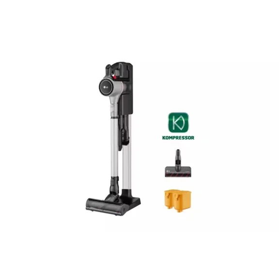 Restored LG CordZero Kompressor Cordless Stick Vacuum A926KSM Matte Silver (Refurbished)