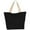 Black Night/Hemp, variant on Kimood Large Recycled Flat Base Tote Bag