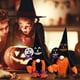 thumbnail image 2 of Blue Muñeco de peluche fantasma de Gnomo de Halloween hecho a mano decoraciones de Tomte escandinavo enano, 2 of 4