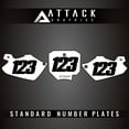 thumbnail image 2 of Attack Graphics Number Plate Backgrounds for Honda CR85R 2006, 2 of 2