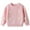 AW1-Pink, variant on GBSYEWXS Toddler Kids Sweater Crew Neck Long Sleeve Heart Print Outwear Cute Ribbed Pink Sweaters Size 3-6 Months