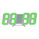 thumbnail image 1 of Reloj de pared Irfora Reloj de pared LED 3D multifuncional Bloqueo de mesa digital Pantalla de temperatura Reloj despertador de pantalla grande para el hogar Sala de estar Oficina Almacén Irfora Reloj de pared, 1 of 7