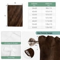 thumbnail image 6 of Rustic Wood Tie Up Curtains for Windows, Adjustable Balloon Window Shades, Brown Wooden Planks Farmhouse Vintage Kitchen Window Treatments Adjustable Roll Up Curtain for Basement/Nursery 52"x45", 6 of 8