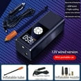 thumbnail image 3 of Wireless Car Tire Inflator-High-Power Portable Air Pump with Rechargeable Lithium Battery, Digital Display, Auto Shut-Off, LED Light & Adapters for Cars, Bikes,Motorcycles,Balls,Outdoor Inflatables, 3 of 5