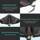 thumbnail image 5 of Funda de asiento de bicicleta, cojín de sillín con gran almohadilla de gel cómoda y sobredimensionada para hombres y mujeres, bicicletas estáticas, roja, 5 of 7