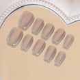 thumbnail image 1 of Use uñas hechas a mano flash arco manicura terminado pegatina de uña desmontable uña postiza pieza de uña, 1 of 5