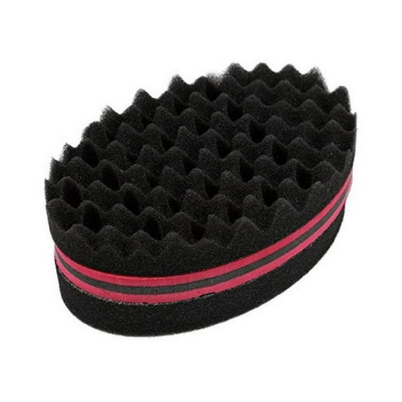 Hair Sponge Brush for Twists and Dreads, Locking Twist Afro Curl Coil Wave Hair Sponge, Black